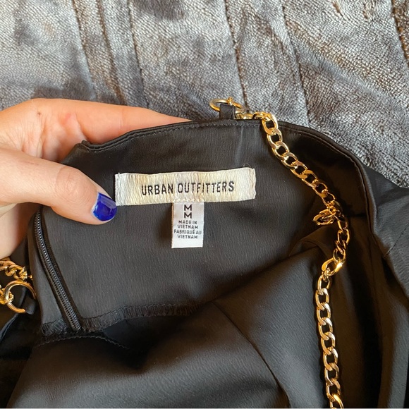 Urban Outfitters Black Cowl Neck Mini Dress - Picture 3 of 5